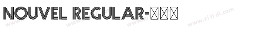 Nouvel Regular字体转换